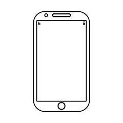 smartphone phone technology vector icon illustration graphic design