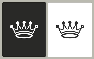 Crown - vector icon.