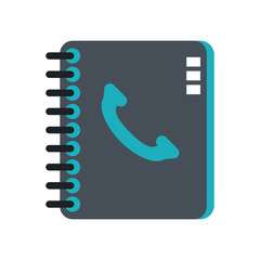 phone book icon image vector illustration design 