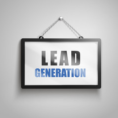 lead generation text sign