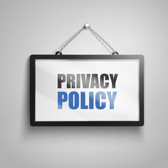 privacy policy text sign