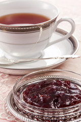 紅茶にジャム(ロシアンティー)