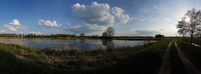 Panorama. Staw © michalsen