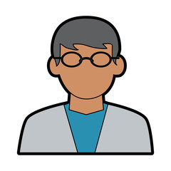 male medical doctor  icon image vector illustration design 