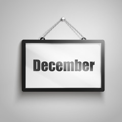 December text sign