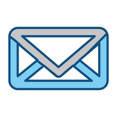 message envelope draw vector icon illustration graphic design