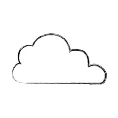 cloud weather draw vector icon illustration graphic design