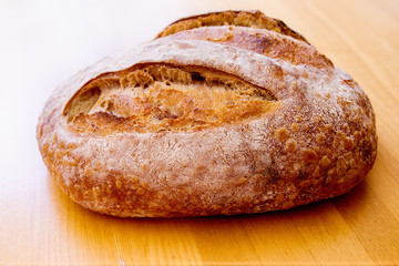 Fresh Baked Crusty Sourdough Bread
