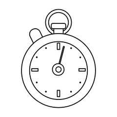 analog chronometer icon image vector illustration design 