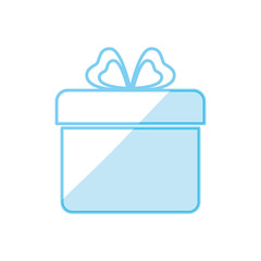 gift box ribbon vector icon illustration graphic design
