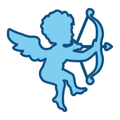 cupid love valentine vector icon illustration graphic design