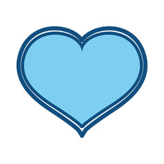 heart shape symbol ector icon illustration graphic design