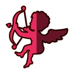 cupid love valentine vector icon illustration graphic design