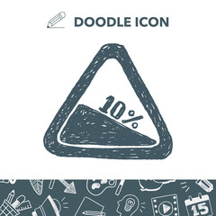 Steep descent. doodle