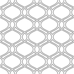 Seamless background for your designs. Modern vector silver ornament. Geometric abstract pattern