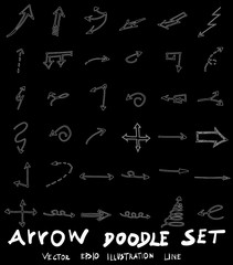 arrow doodle set