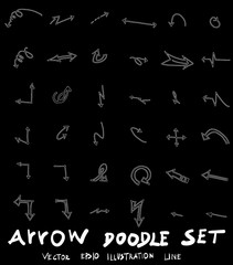 arrow doodle set
