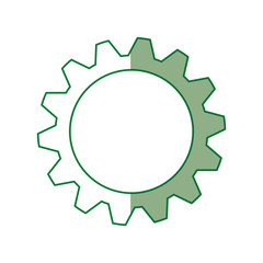 gear machinery engine vector icon illustration graphic design