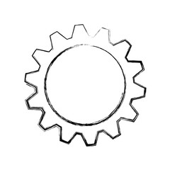 gear machinery engine vector icon illustration graphic design