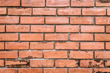 Red brick wall texture background