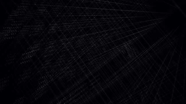 Abstract hacker text and grid.Futuristic technological background.Type1 Black  color.