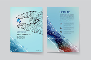 Brochure Layout template and background design