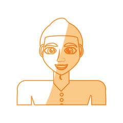 adult male avatar vector icon illustration colored
