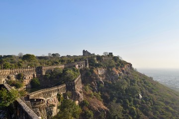 Fototapeta na wymiar View of chittaurgarh fort