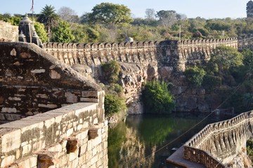 View of heritage water reservoir