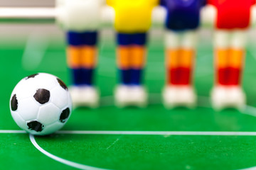 foosball table soccer . football players sport teame