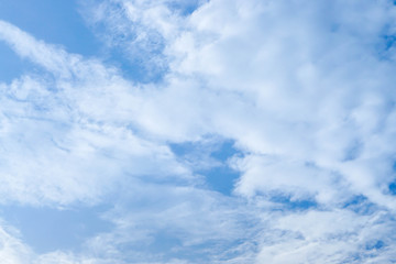 nature background of cloudy sky in midday