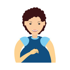 Fototapeta premium mother pregnancy motherhood vector icon illustration design graphic