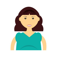 mother pregnancy motherhood vector icon illustration design graphic