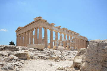 The Parthenon in Athens, Greece