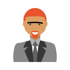 adult male avatar vector icon illustration design