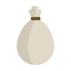 tied bag coffee aroma fresh vector illustration