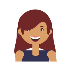 woman adult young vector icon illustration design