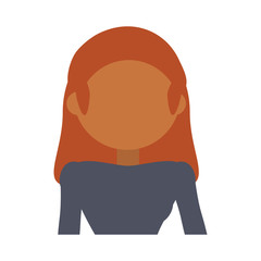 woman adult young vector icon illustration design
