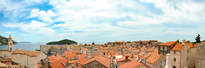 Panoramic view of Dubrovnik