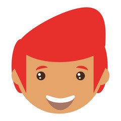 adult male head vector icon illustration design