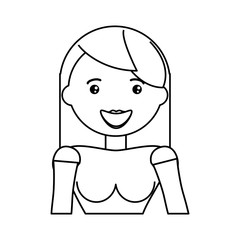 woman adult young vector icon illustration design