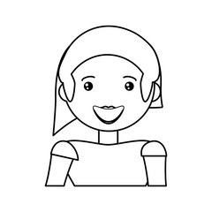 woman adult young vector icon illustration design