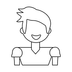 adult male avatar vector icon illustration design