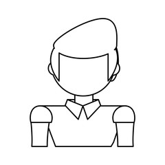 adult male avatar vector icon illustration design
