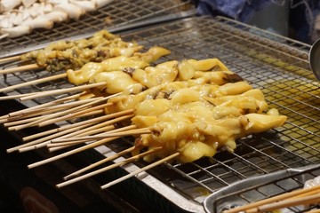 Grilled squid