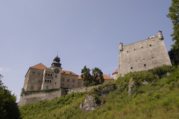 Fototapeta na wymiar Pieskowa Skala, Zamek XIV w.
