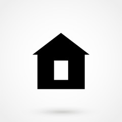 House Icon in trendy flat style isolated on grey background. Homepage symbol