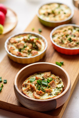 tart with chicken