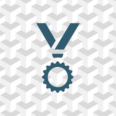 medal icon stock vector illustration flat design