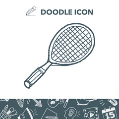Doodle Tennis racket